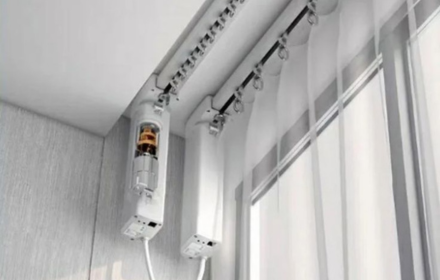 blackout & layered curtain installation (1)